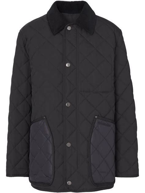 burberry mens corduroy-collar jacket|farfetch Burberry jackets.